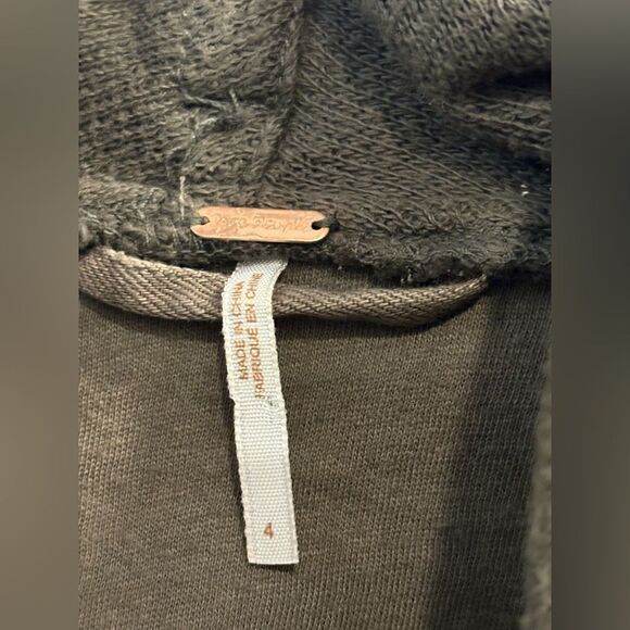 Free People Brown Utility Jacket with Dark Brown Scarf - Picture 12 of 16